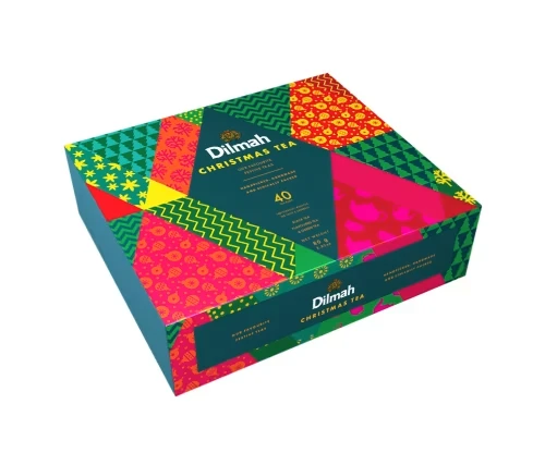 Zestaw herbat w kopertach Dilmah Christmas Tea, 4 smaki, 40 sztuk x 2g