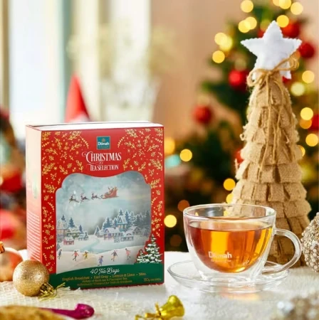 Zestaw herbat w kopertach Dilmah Christmas Tea Selection, 4 smaki, 40 sztuk x 2g