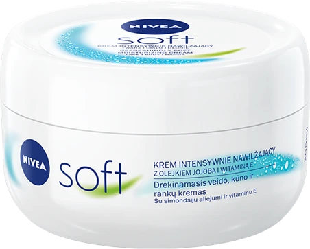 Krem do ciała i rąk Nivea Soft, nawilżający, 200ml