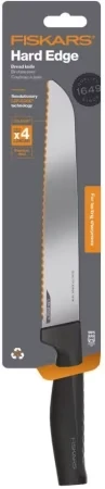 Nóż Fiskars Hard Edge, do chleba, 21.8cm, czarny