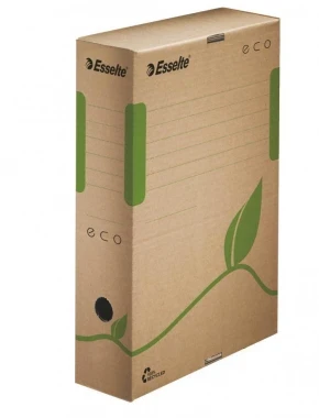 Przyjazne środowisku, solidne i funkcjonalne pudło archiwizacyjne Esselte Eco 80 mm