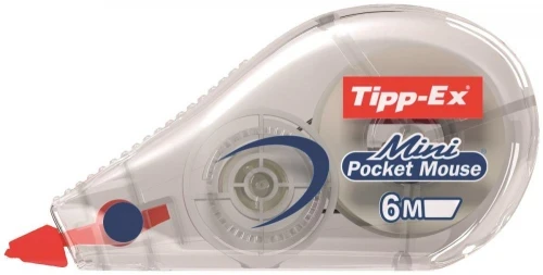 Idealny do szybkich i precyzyjnych poprawek korektor w taśmie Tipp-Ex Mini Pocket Mouse (5 mm x 6 m)