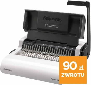 Bindownica ręczna Fellowes Pulsar +300, do 300 kartek, biało-czarny