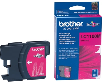 Tusz Brother (LC1100M), 325 stron, magenta (purpurowy)