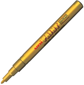 Marker olejowy Uni PX-21, okrągła, 1.2 mm, złoty