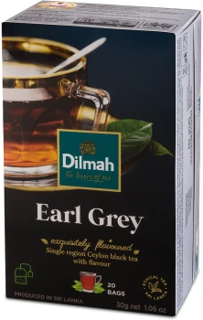 Herbata Earl Grey w torebkach Dilmah,  20 sztuk x 1.5g