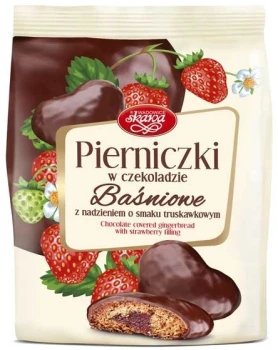 Pierniki Baśniowe Skawa, truskawkowy, 150g