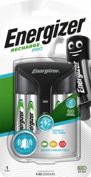 Ładowarka Energizer Pro Charger Power Plus, 2000mAh, 4 kanały, czarny