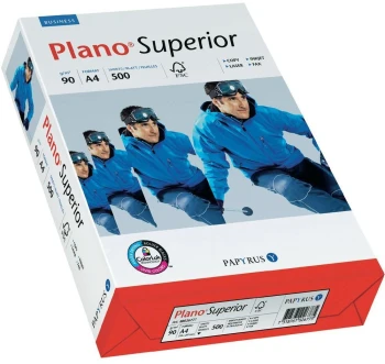 Papier ksero ekologiczny Papyrus Plano Superior, A4, 90g/m2, 500 arkuszy, biały