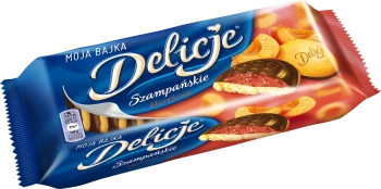 Ciastka Delicje szampańskie Mondelez, morelowy, 147g