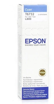 Tusz Epson T6732 (C13T67324A), 70ml, cyan (błękitny)