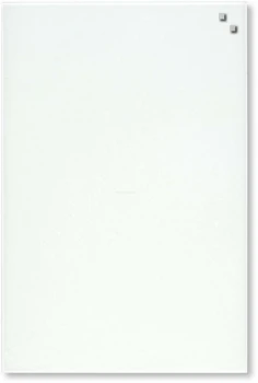 Tablica szklana suchościeralno-magnetyczna 2x3, 40x60cm, biały