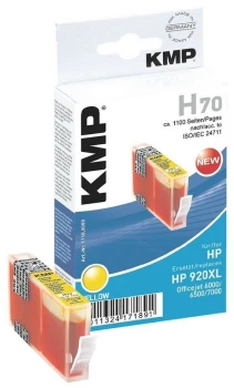 Tusz KMP H70, 920XL (CD974AE), 13ml, yellow (żółty)