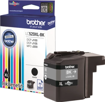 Tusz Brother (LC529XLBK), 2400 stron, black (czarny)