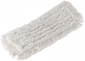 Mop płaski bawełniany z zakładkami Merida Optimum, 50x13cm - końcówka