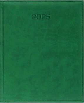 Kalendarz książkowy 2025, Udziałowiec, Vivella, A4, tygodniowy, 72 kartki, zielony