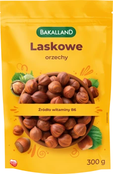 Orzechy laskowe Bakalland, 300g