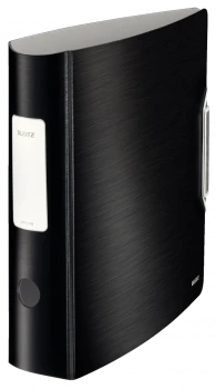 Segregator dźwigniowy Leitz 180° Active Style, A4, szerokość grzbietu 82mm, do 500 kartek, czarny