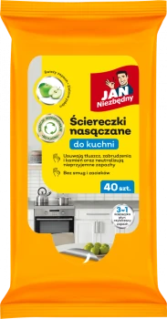 Ściereczki nasączane do kuchni, Jan Niezbędny, 40 sztuk