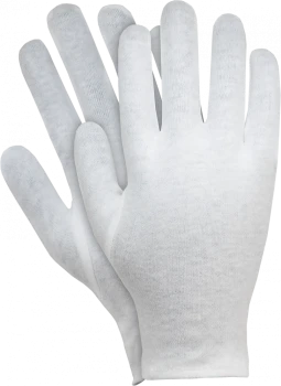 Rękawice tkaninowe Reis, RWKB W, bawełna, rozmiar 10, biały