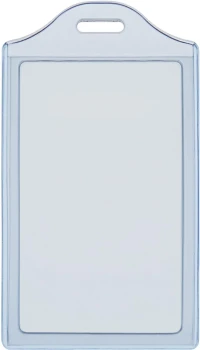 Holder do identyfikatorów Argo 2K-V blue, 55x90mm, 50 sztuk, przezroczysty