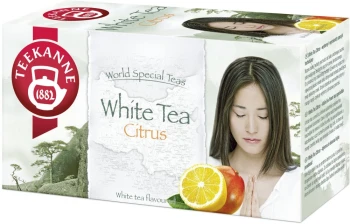 Herbata biała smakowa w kopertach Teekanne White Tea Citrus, cytryna i mango, 20 sztuk x 1.25g