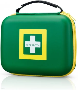 Apteczka przenośna Cederroth First Aid Kit, medium, z wyposażeniem, zielony