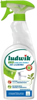 Pianka do czyszczenia łazienki Ludwik Ekologiczny, cytrusy i eukaliptus, 750ml