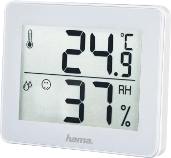 Termometr/higrometr Hama TH-130, biały