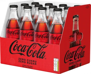 Napój gazowany Coca-Cola Zero, butelka bezzwrotna, 0.33l, 12 sztuk