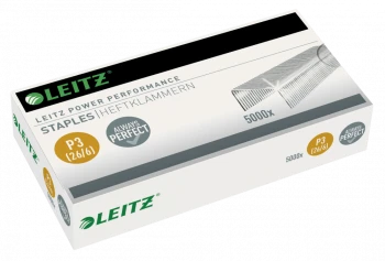 Zszywki Leitz Power Performance , 26/6 (P3), 5000 sztuk, srebrny