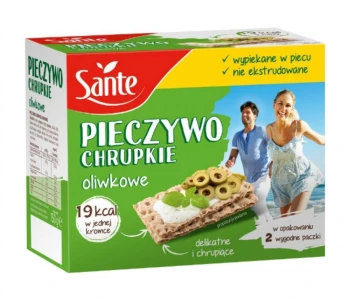 Pieczywo chrupkie Sante, oliwkowe, 150g