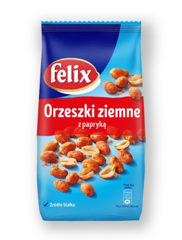 Orzechy ziemne Felix, z papryką, 240g