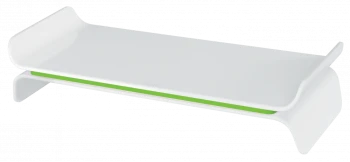 Podstawka pod monitor Leitz Ergo WOW, 209x112x483mm, biało-zielony