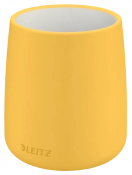 Kubek na długopisy Leitz Cosy, 85x108mm, żółty