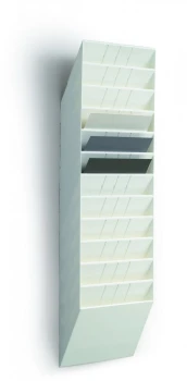 Pojemnik na dokumenty Durable Flexiboxx, poziomy, A4, zestaw 12 sztuk, biały