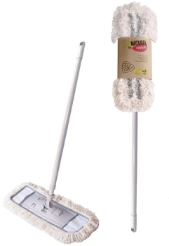 Mop płaski Eco Natural by York, końcówka+kij