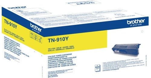 Toner Brother (TN910Y), 9000 stron, yellow (żółty)