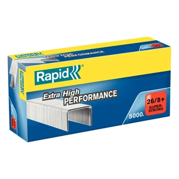 Zszywki Rapid Super Strong, 26/8+, 5000 sztuk