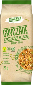 Ciasteczka gryczane Frank&Oli, dynia z jabłkiem, 120 g