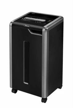 Niszczarka Fellowes 325i, pasek 5.8mm, 26 kartek, P-2/T-2/O-1, czarno-szary