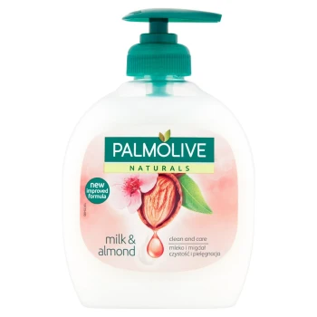 Mydło w płynie Palmolive, z dozownikiem, mleko i migdały, 300ml (c)