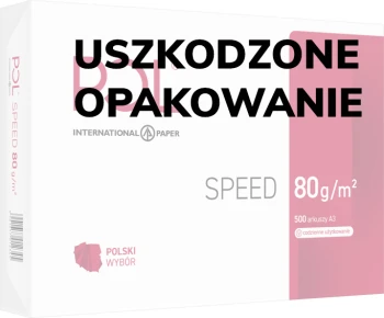 Outlet: Papier ksero ekologiczny Polspeed, A3, 80g/m2, 500 arkuszy, biały