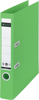 Segregator Leitz 180 Recycle, A4, szerokość grzbietu 50mm, do 350 kartek, zielony
