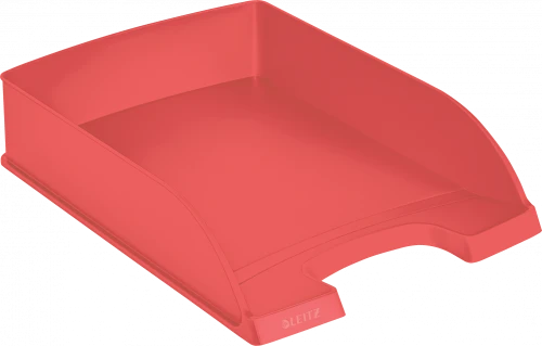 Półka na dokumenty Leitz Recycle, A4, plastikowa, czerwony