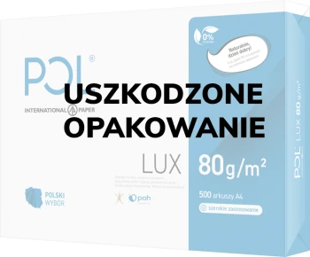 Outlet: Papier ksero ekologiczny Pollux, A4, 80g/m2, 500 arkuszy, biały