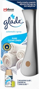 Odświeżacz automatyczny Glade by Brise Automatic Spray, Pure Clean Linen, 269ml, urządzenie+wkład