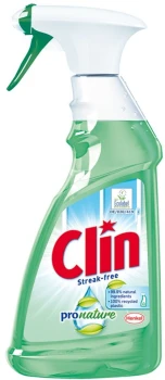 Płyn do mycia szyb Clin Pro Nature, z rozpylaczem, 500ml