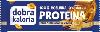 Baton proteinowy dobra kaloria Proteina, orzechy i wanilia, 45g