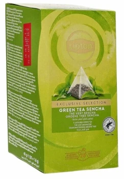 Herbata zielona w piramidkach Lipton Piramida Green Tea Sencha, 25 sztuk x 1.8g